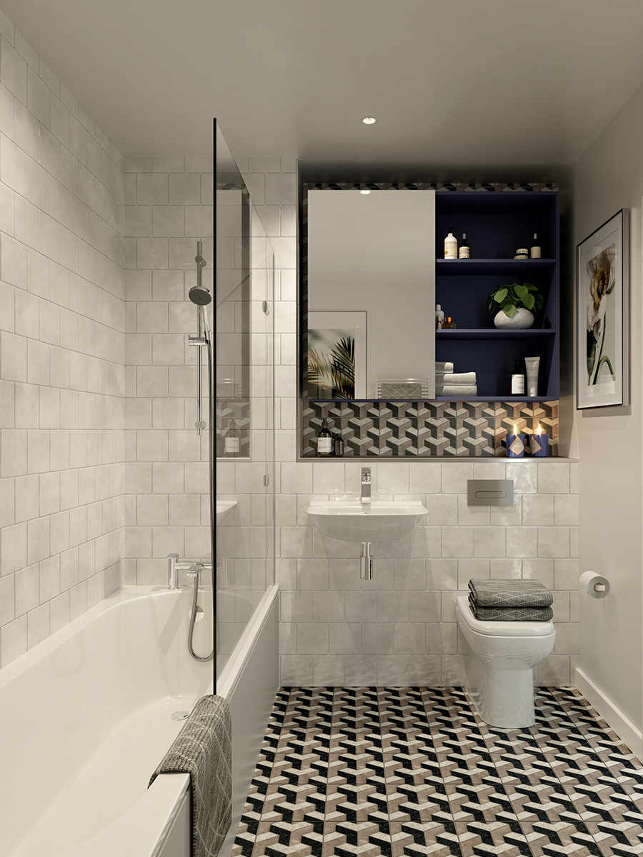 St William, The Arches, Development Interior, Bathroom