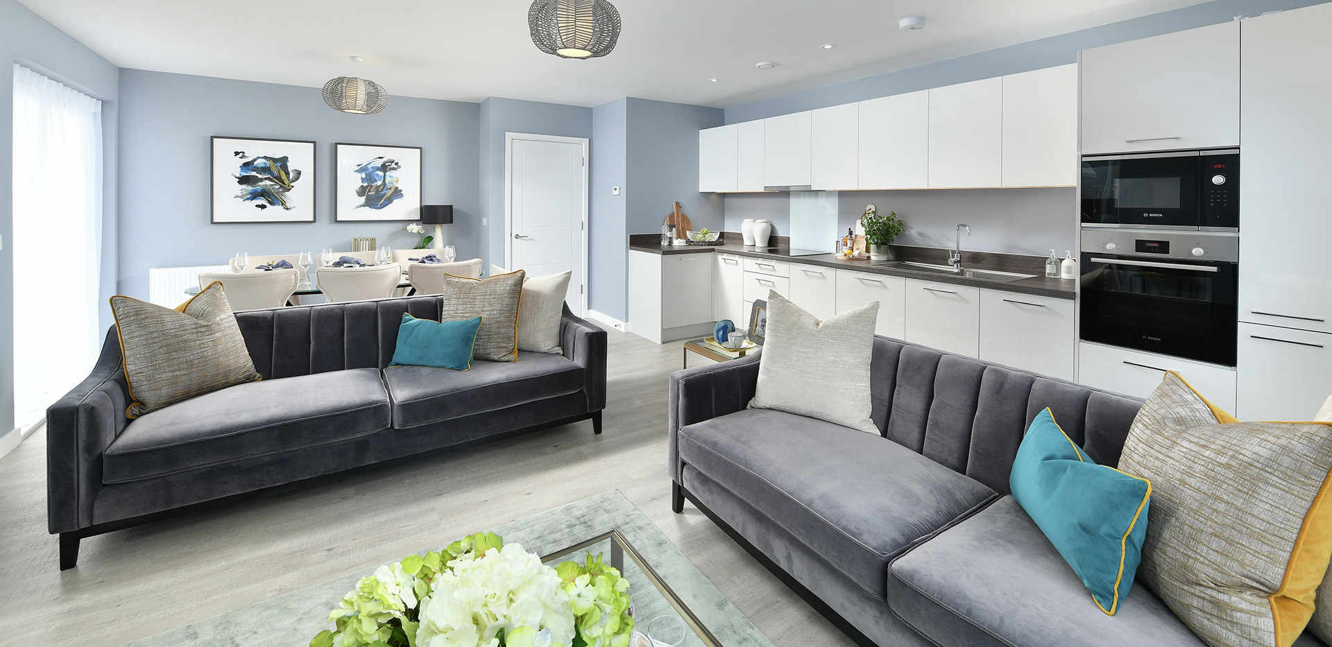 Berkeley, Holborough Lakes,  Living / Kitchen / Dining