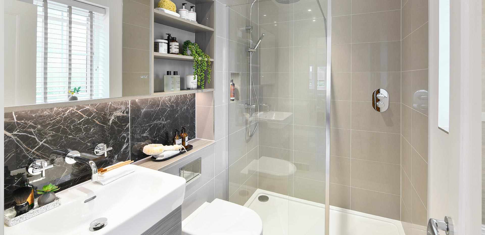 Berkeley, Barleycroft, Interior, Shower Room