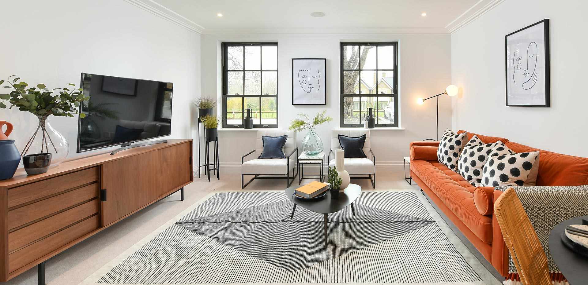 Berkeley, Taplow Riverside, Apartment Interior, Living