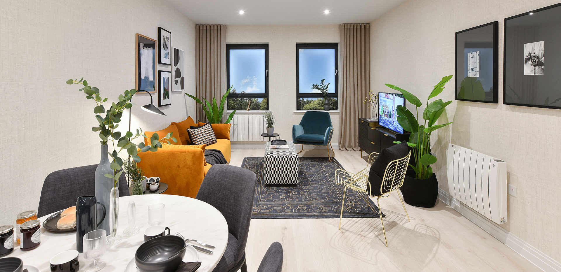 Berkeley, Lumina, Interiors, Dining/Living