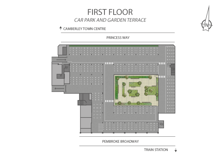 Berkeley, Lumina Siteplan, First Floor