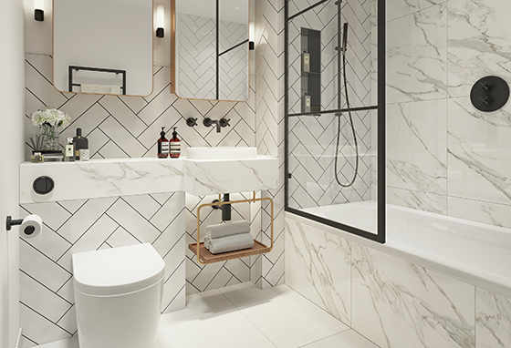 Berkeley, 250 City Road, Specifications, Shoreditch Bathroom / Shower