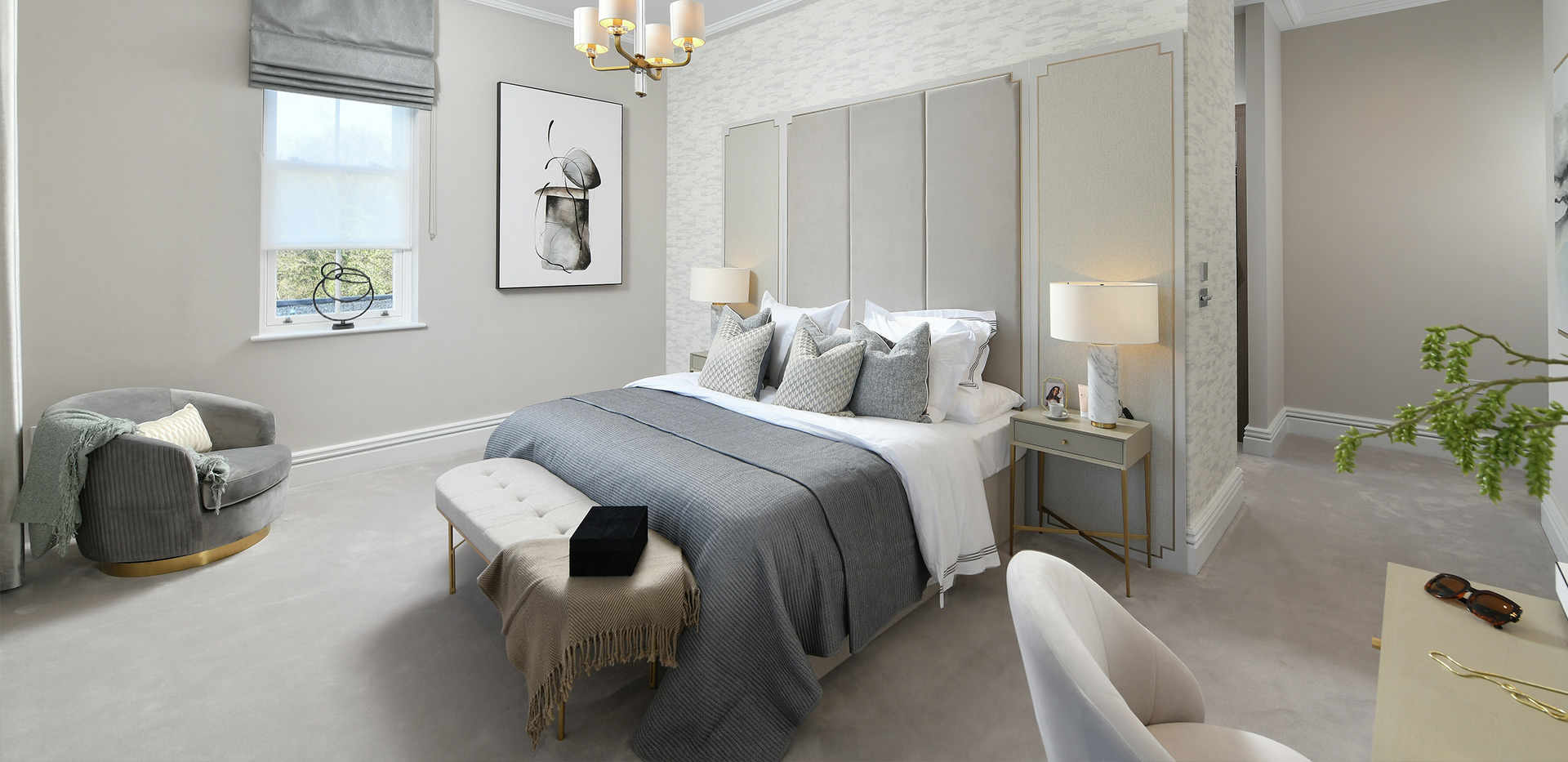 Berkeley, Richmond Chase, Apartment Interior, Bedroom