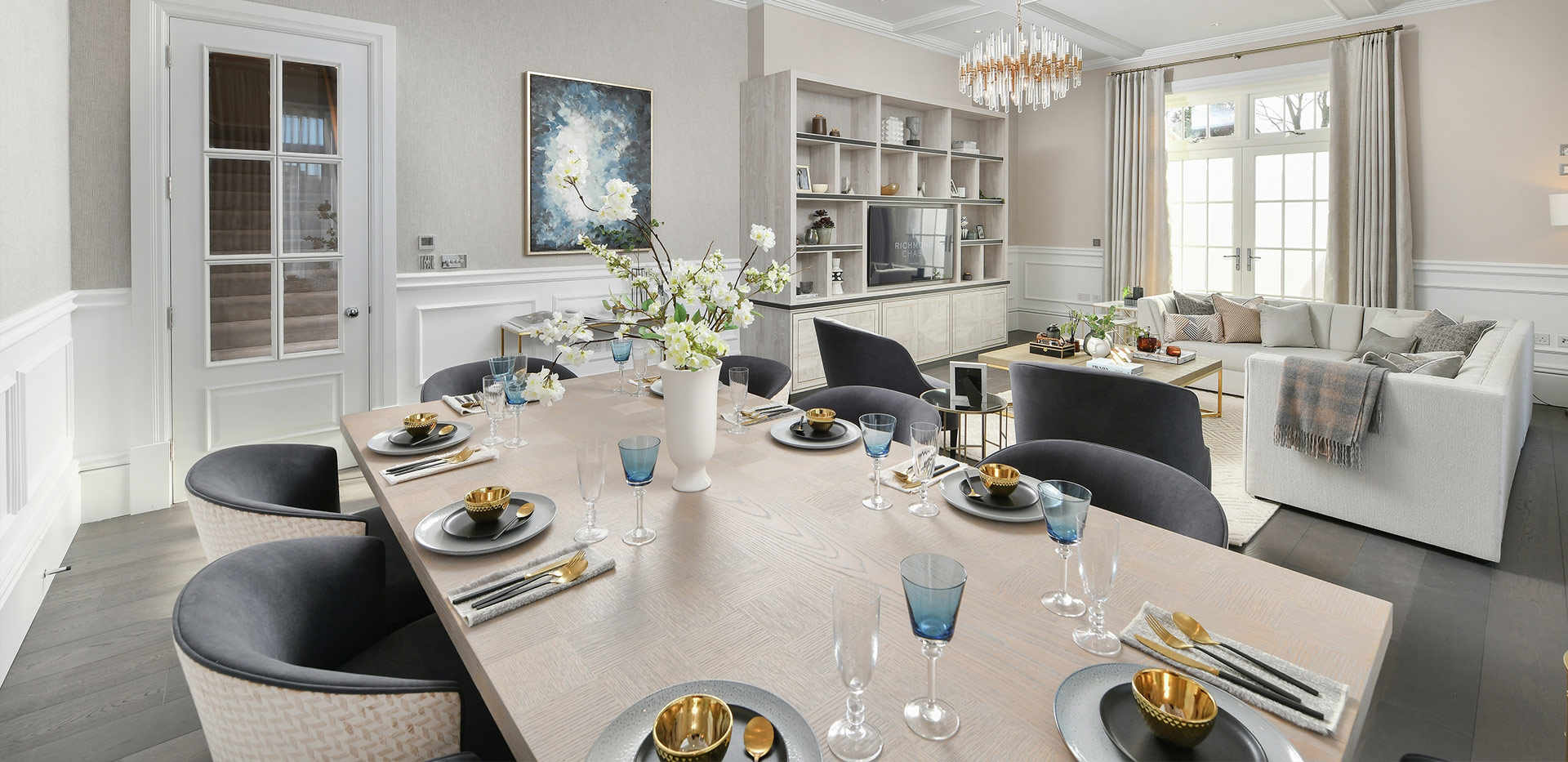 Berkeley, Richmond Chase, Apartment Interior, Dining / Living