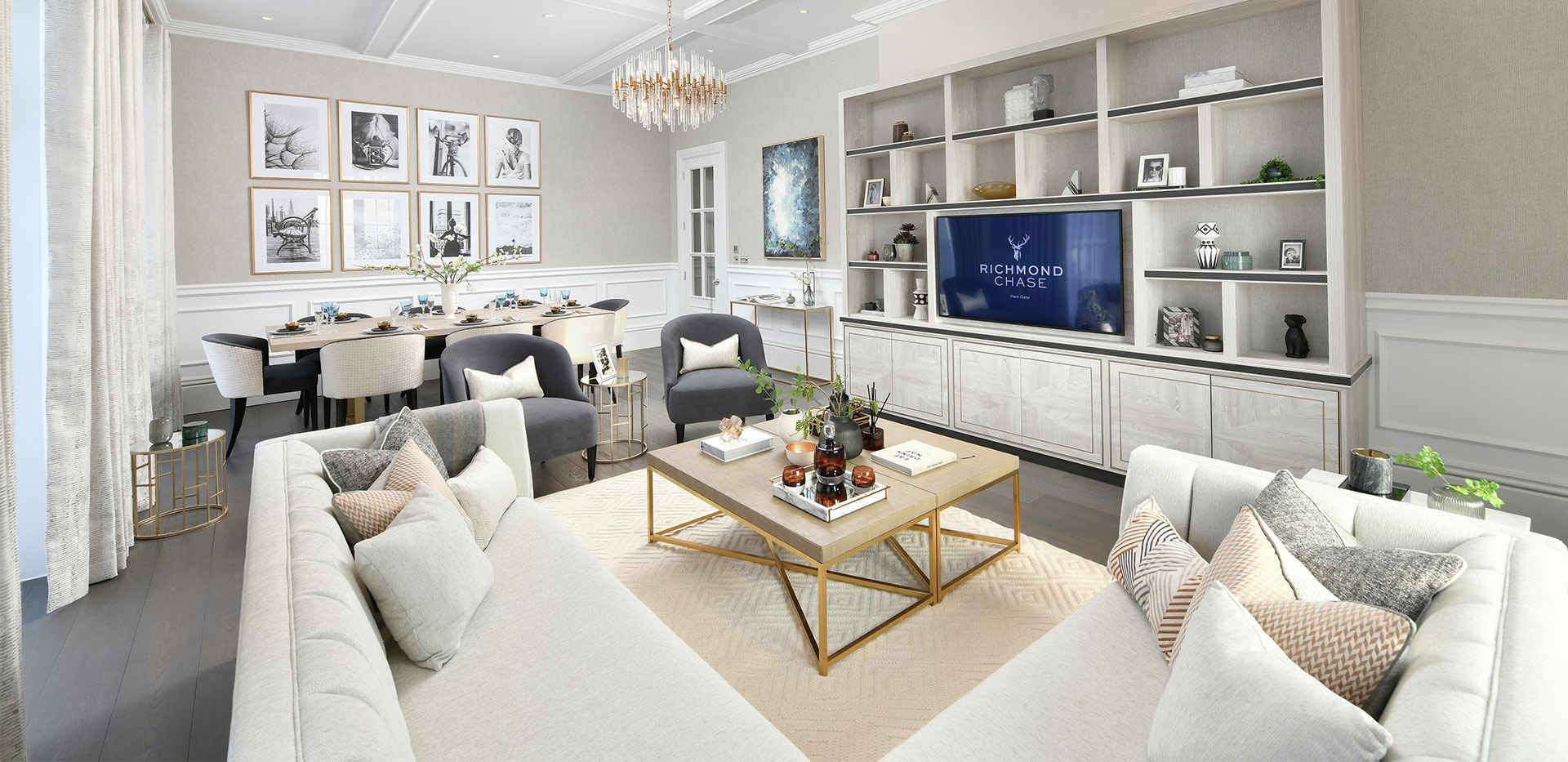 Berkeley, Richmond Chase, Apartment Interior, Living / Dining