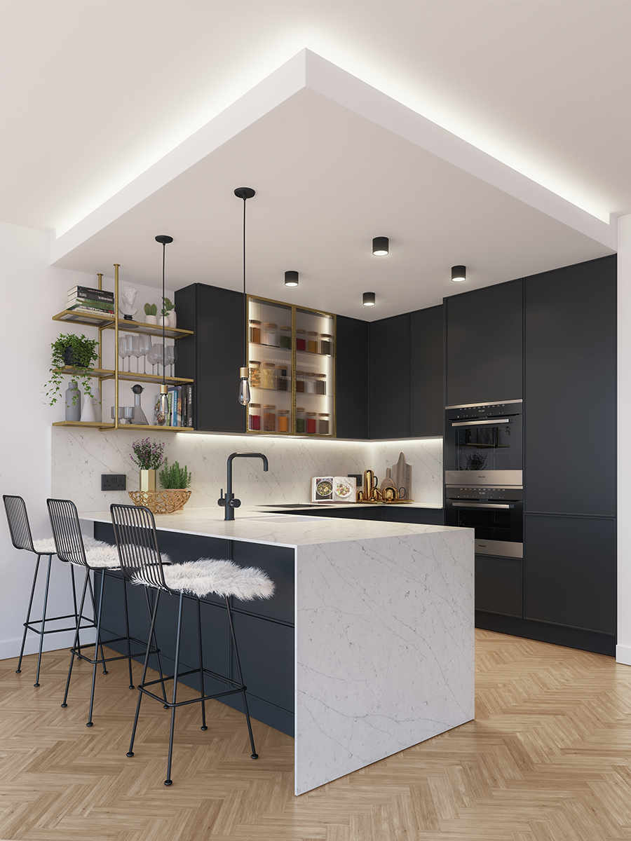 Berkeley, 250 City Road, The Regent's Collection, Interior, Kitchen