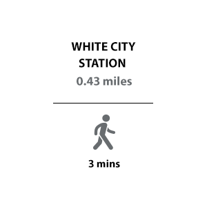 St James, White City Living, Transport, White-City-Station