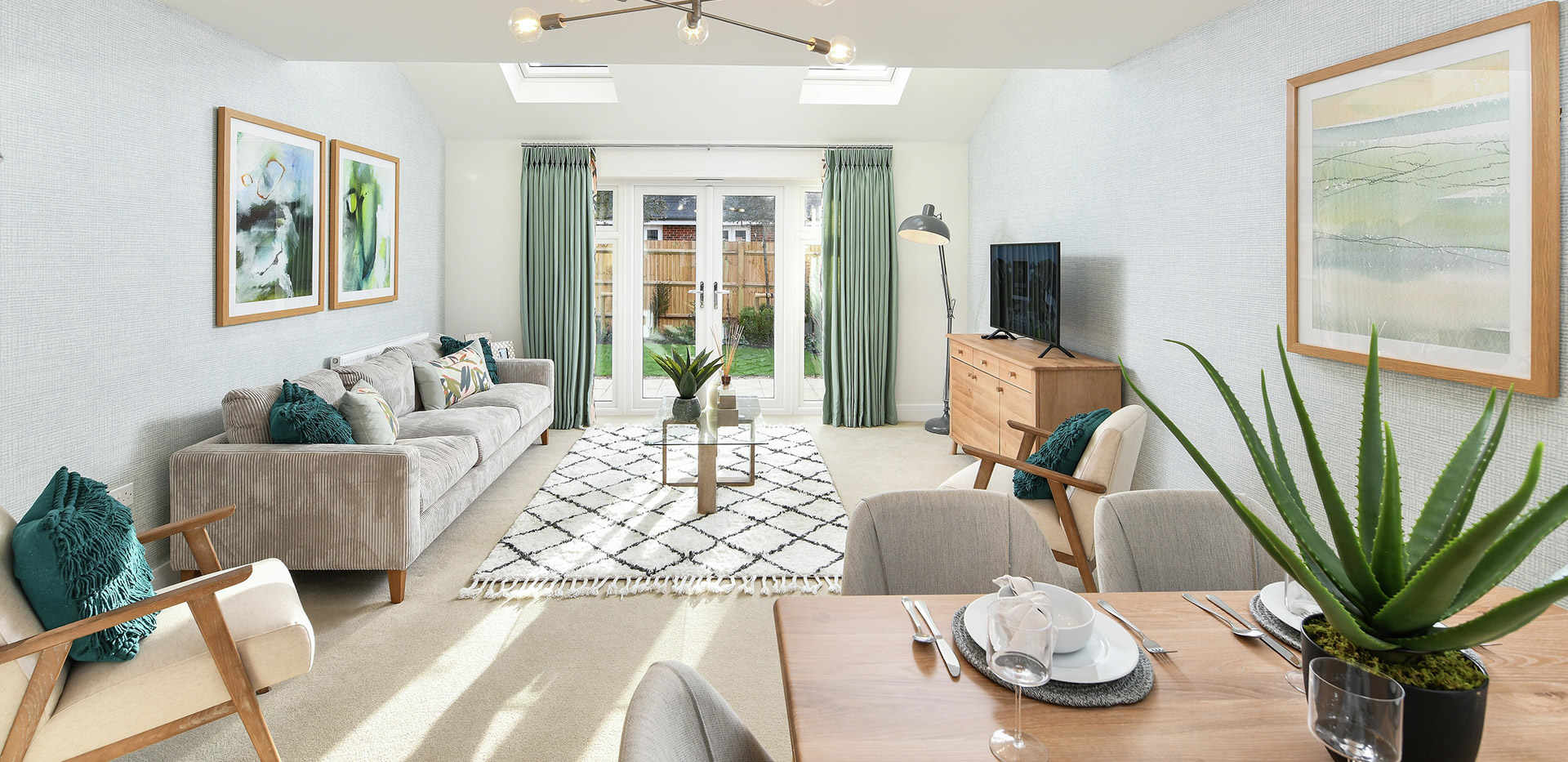 Berkeley, Bersted Park, Interiors, Living/Diining