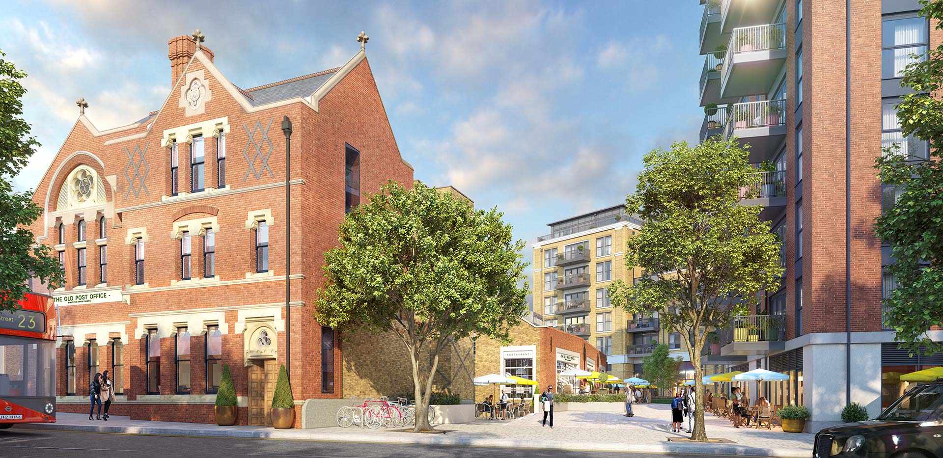 St George, Royal Exchange, Development Exterior