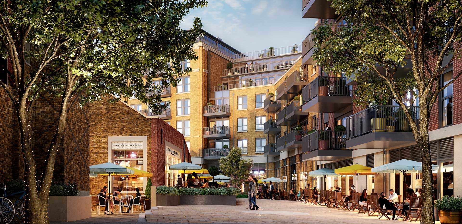 St George, Royal Exchange, Development Exterior