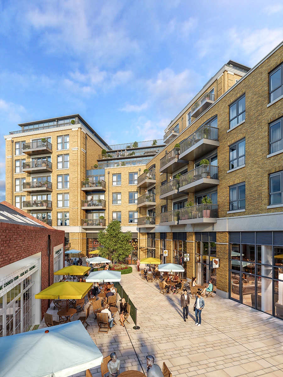 St George, Royal Exchange, Development Exterior