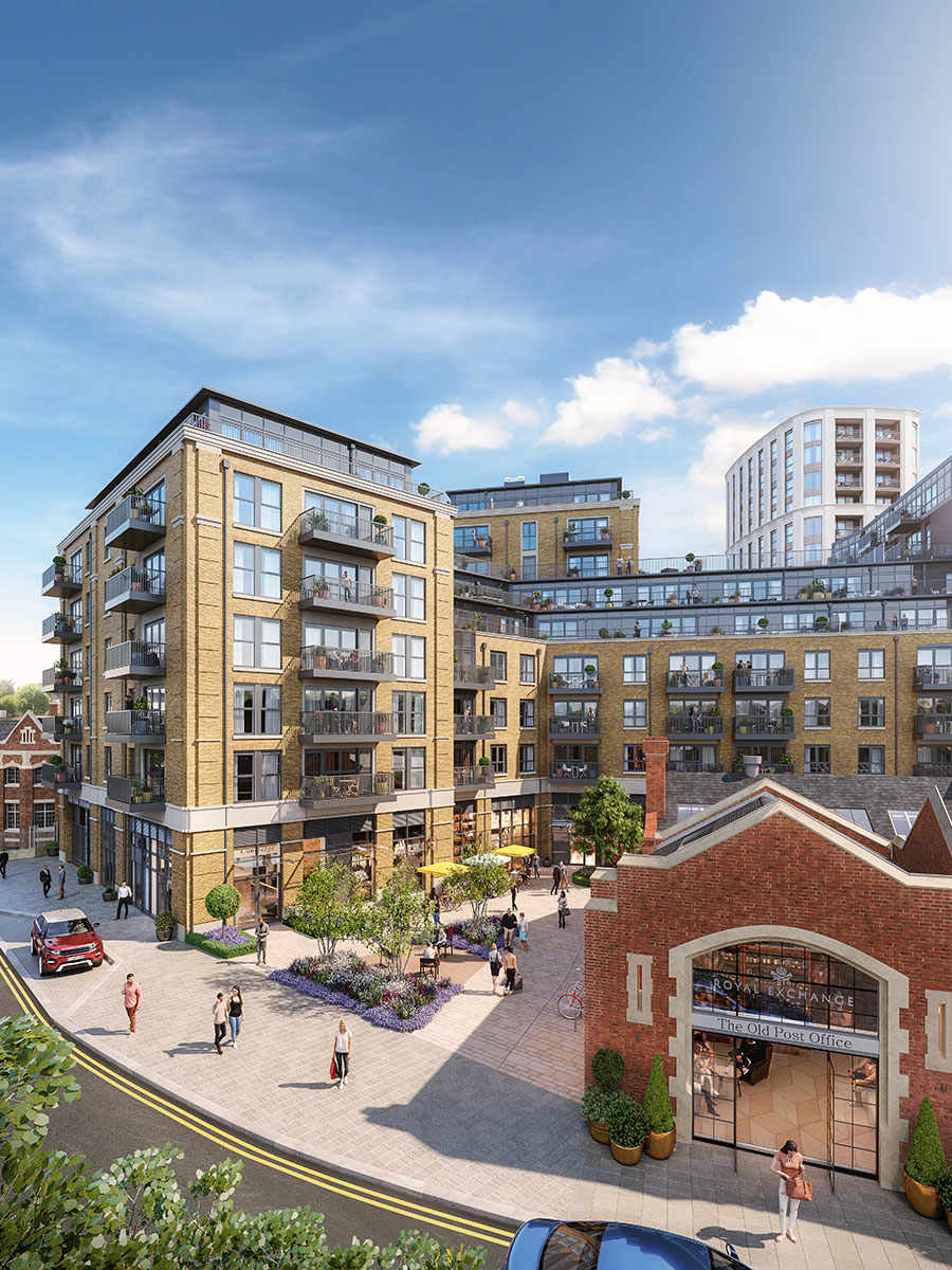 St George, Royal Exchange, Development Exterior