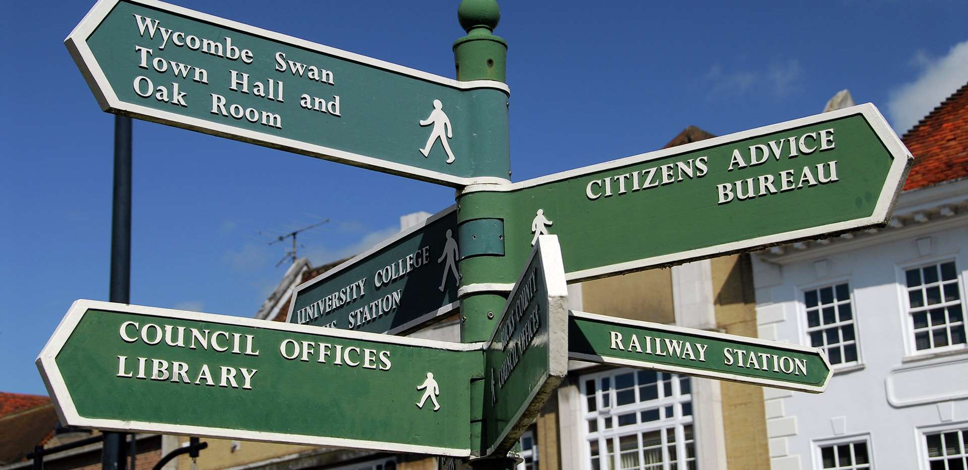 Berkeley, Wye Dene, High Wycombe, Location, Signpost, Local Area