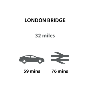 Holborough Lakes, Timeline, Transport, London Bridge