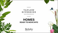 Berkeley, Taplow Riverside, Homes Ready to Move Into