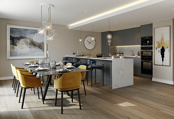 Berkeley, South Quay Plaza, The Executive Collection, Specification, Kitchen