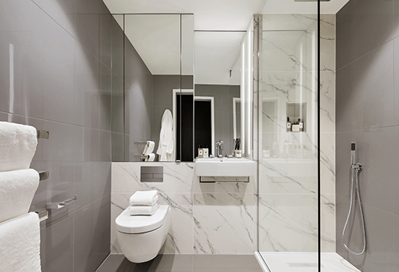 Berkeley, South Quay Plaza, The Executive Collection, Specification, Bathroom, Aegean Finish