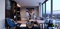 Berkeley, South Quay Plaza, The Midnight Collection, Interiors, Living