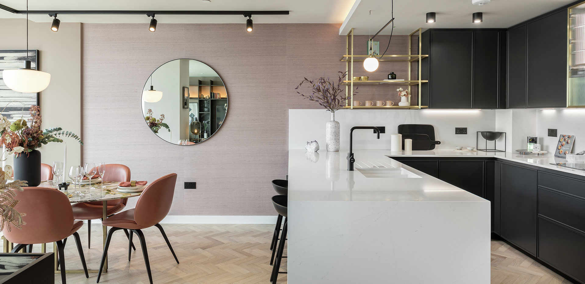 Berkeley, 250 City Road, Show Apartment 33.04, Interiors, Kitchen / Dining