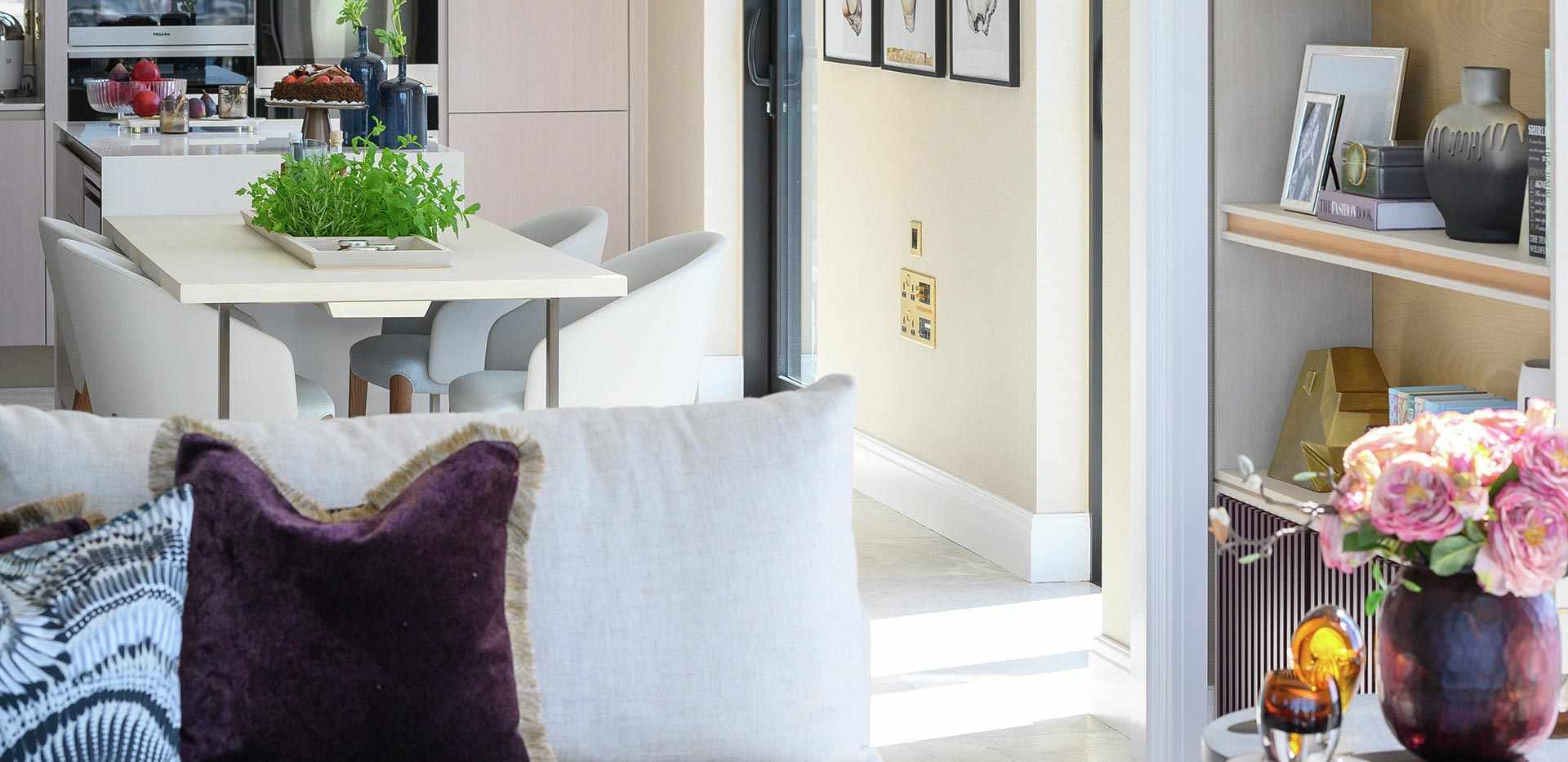 St James, The Dumont, Alta Collection Showhome, Living-/Dining