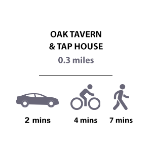 Berkeley, Quinton Court, Timeline, Culture, Oak Tavern