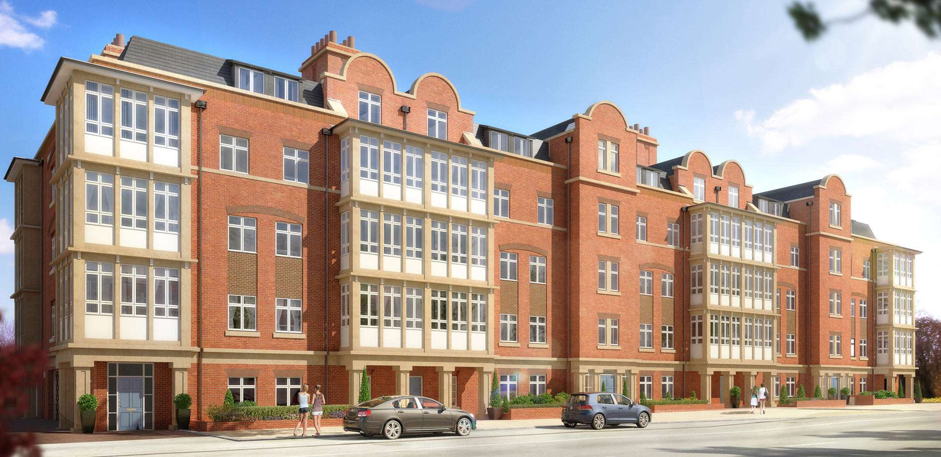 Berkeley, Imperial Square, External, CGI, High Road