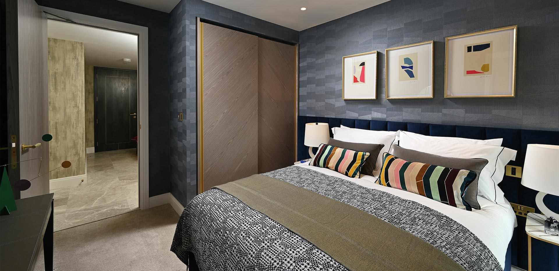 St James, The Dumont, Alta Collection Showhomes, Bedroom