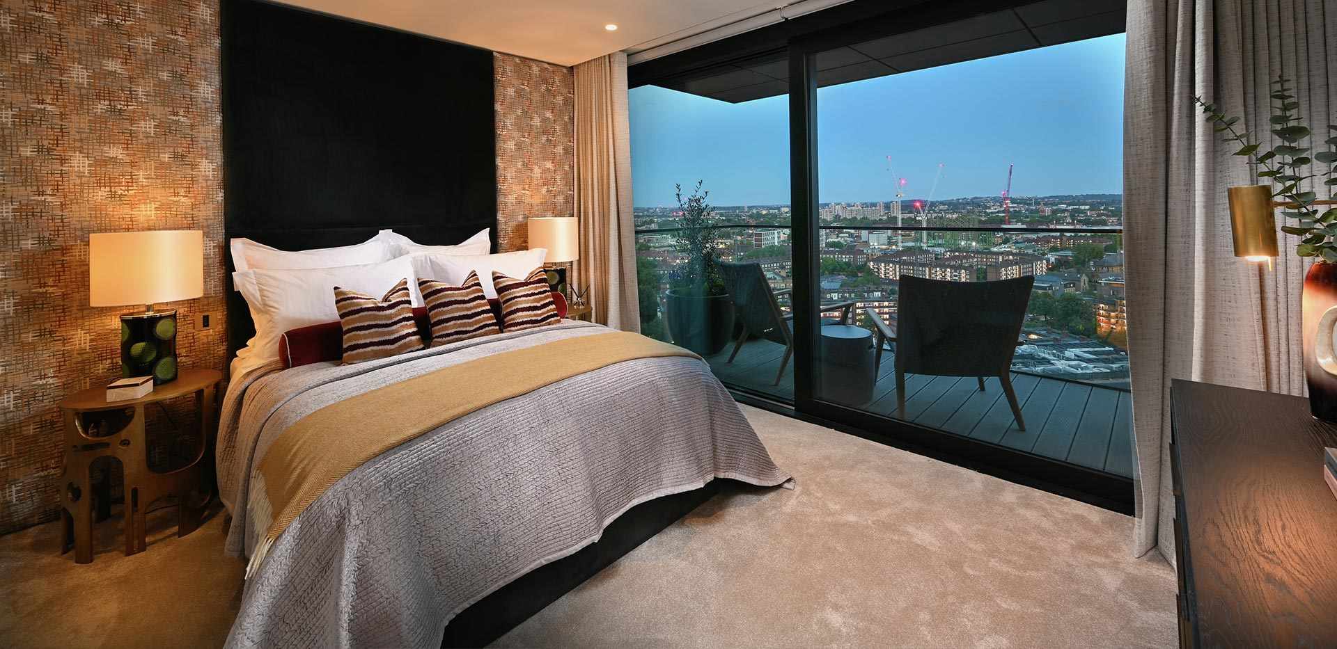 St James, The Dumont, Alta Collection Showhomes, Bedroom