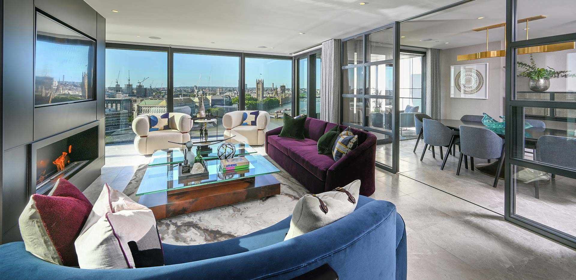 St James, The Dumont, Alta Collection Showhomes, Living Room