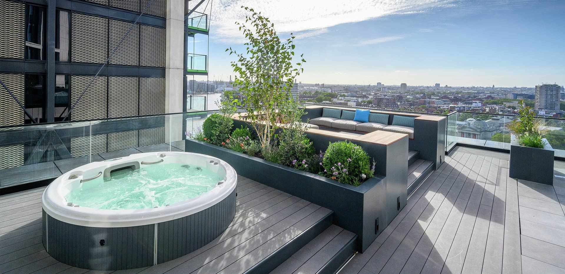 St James, The Dumont, Alta Collection Showhomes, Terrace