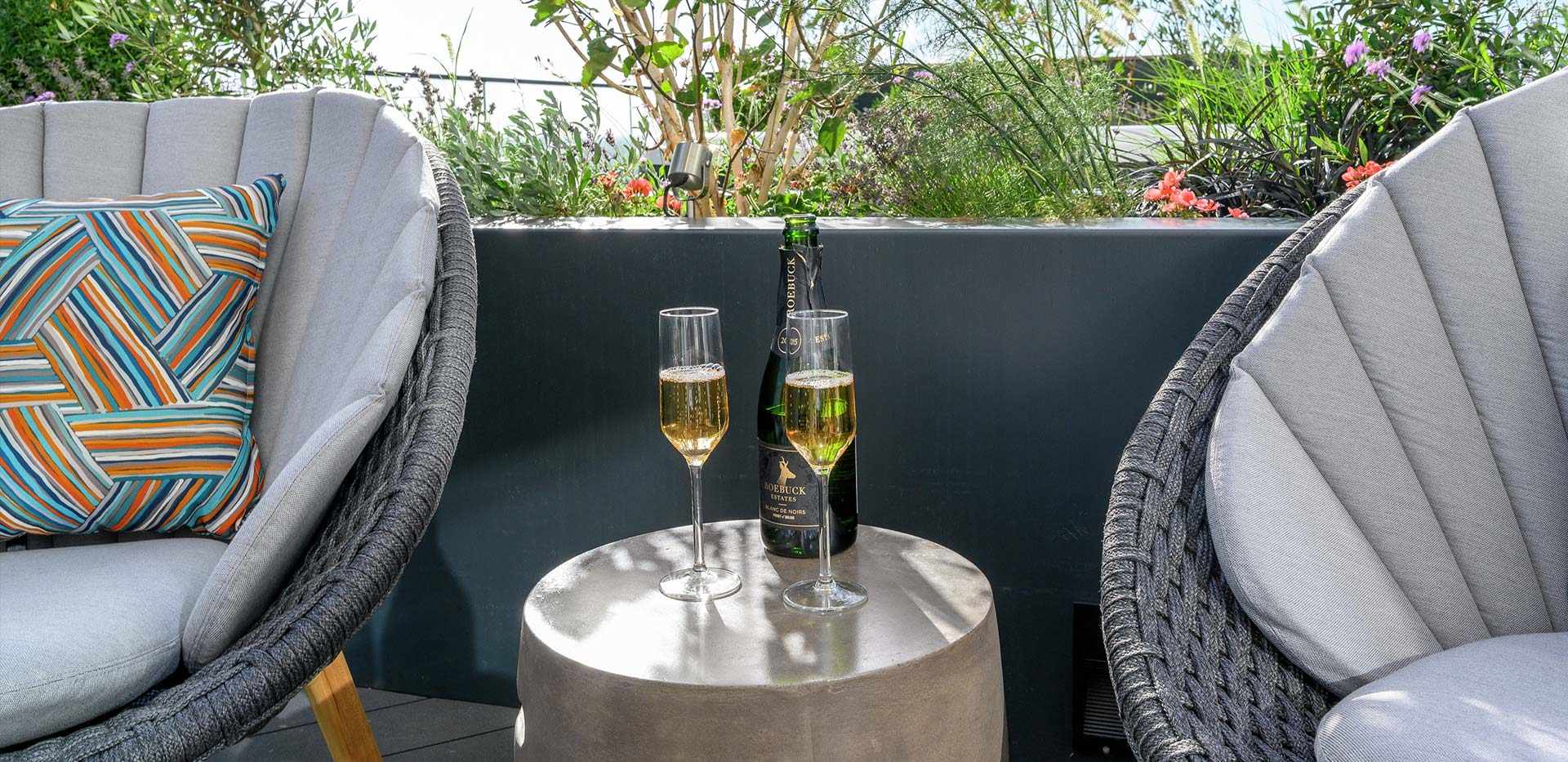 St James, The Dumont, Alta Collection Showhomes, Terrace