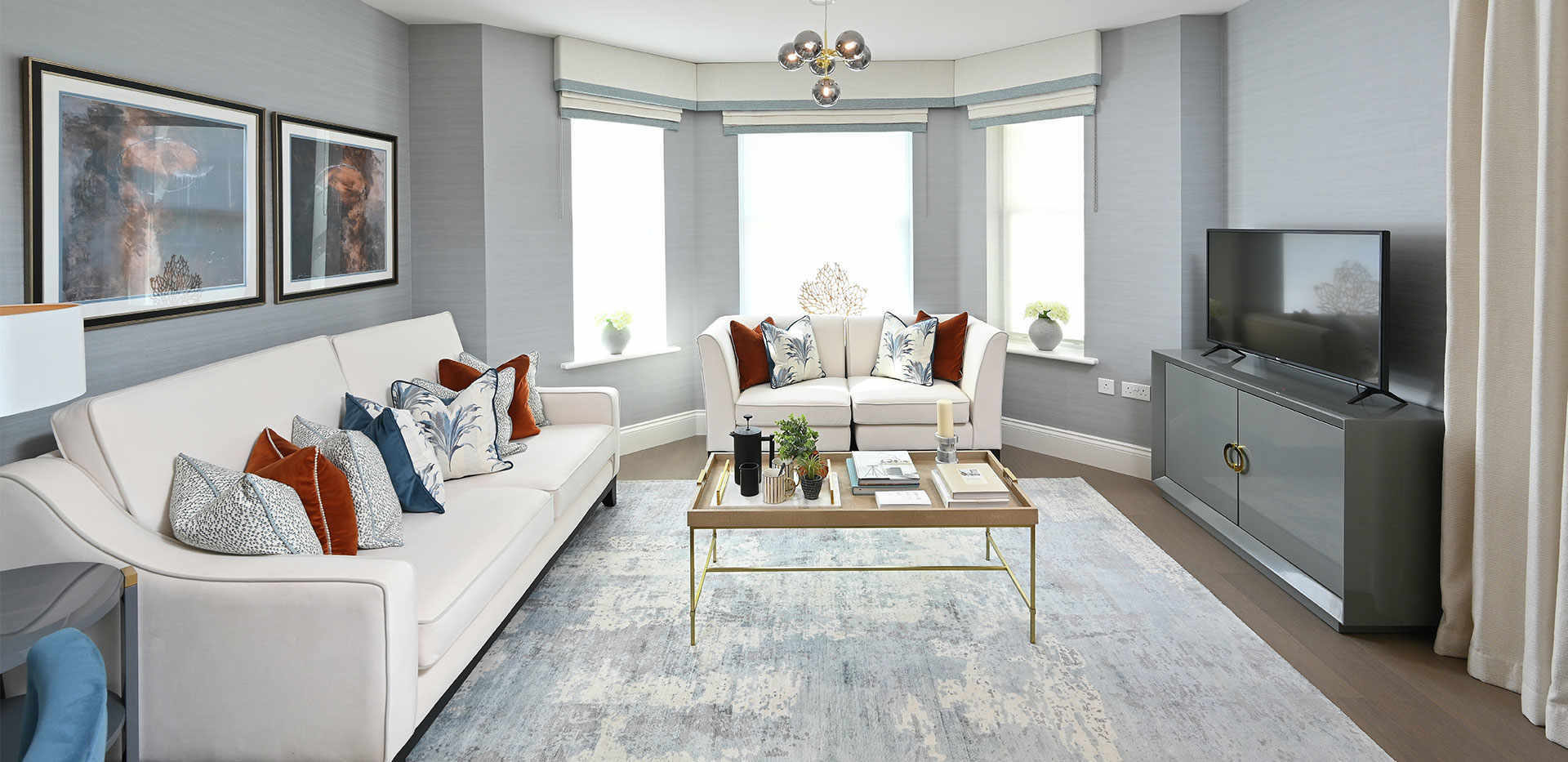 Berkeley, Quinton Court, Interior, Living Area