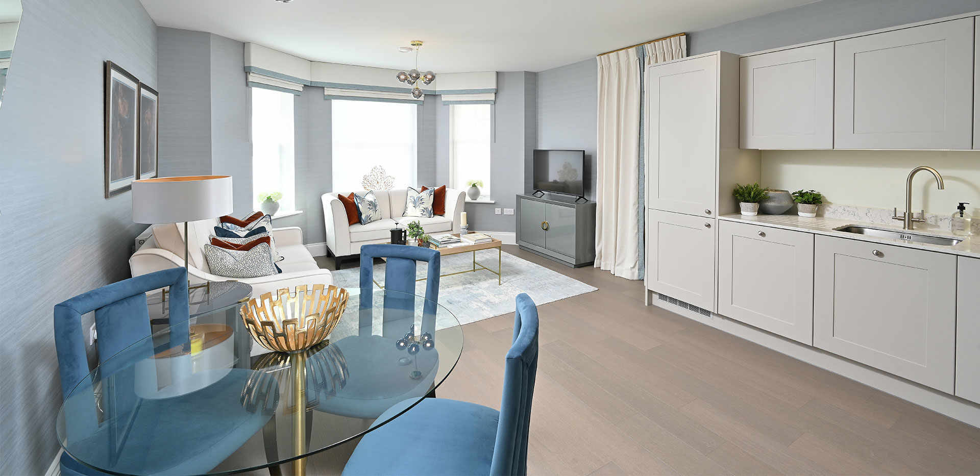 Berkeley, Quinton Court, Interior, Dining / Kitchen / Living