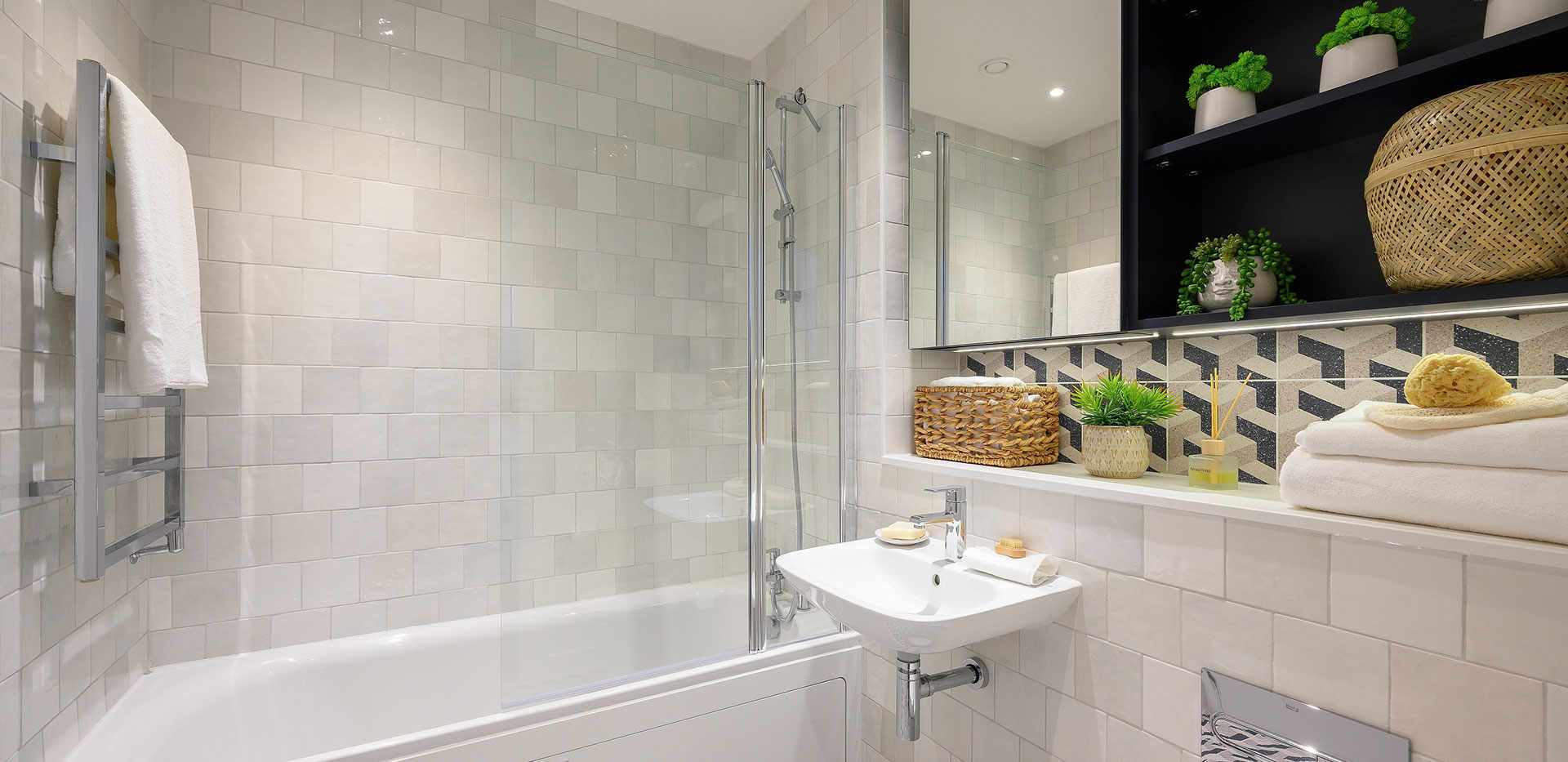 St William, The Arches, Two Bedroom Showhome, Bathroom