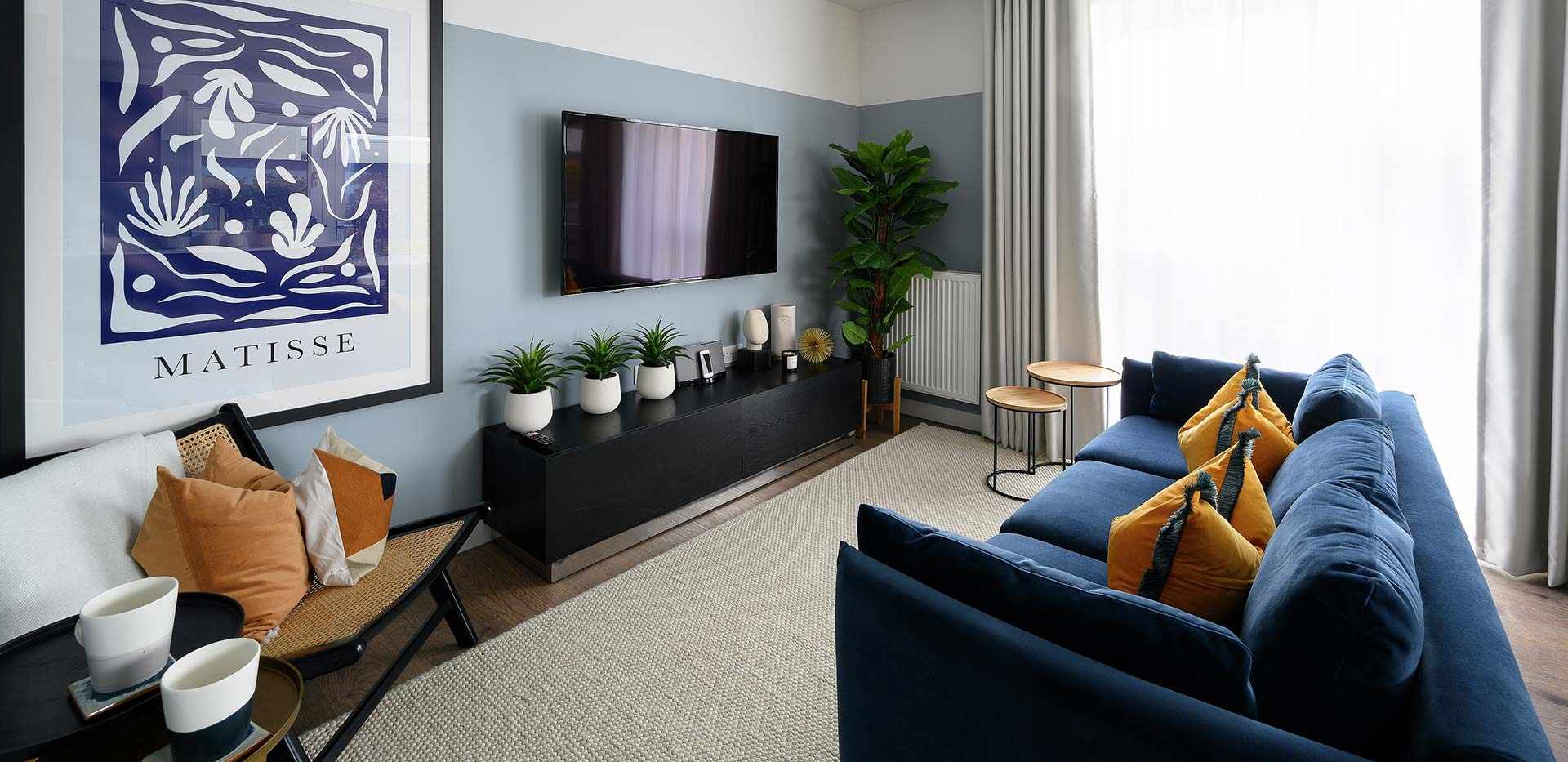 St William, The Arches, Two Bedroom Showhome, Living Room