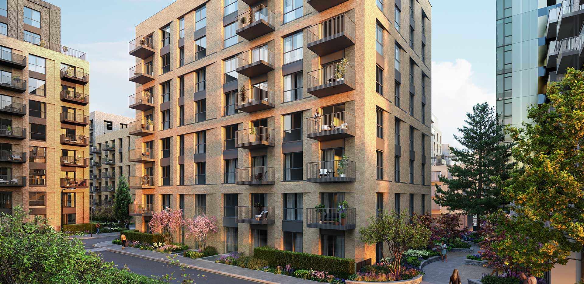 Berkeley, Woodberry Down, Emerald Quarter, Exterior