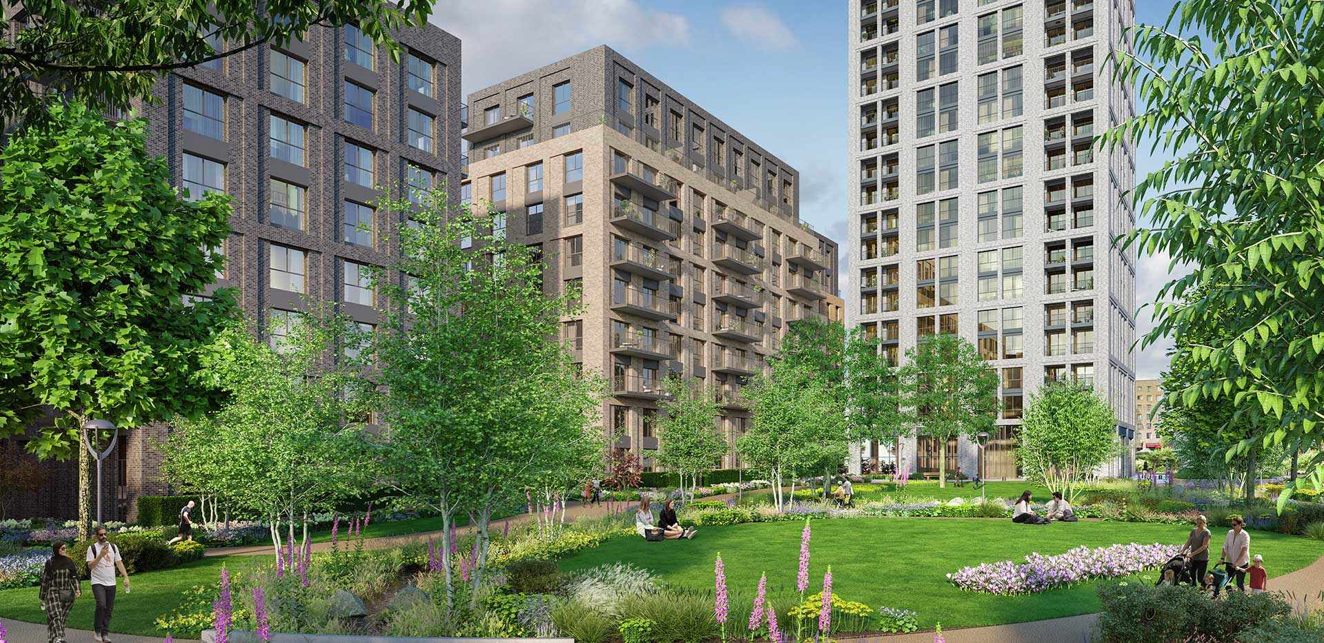 Berkeley, Woodberry Down, Emerald Quarter, Exterior