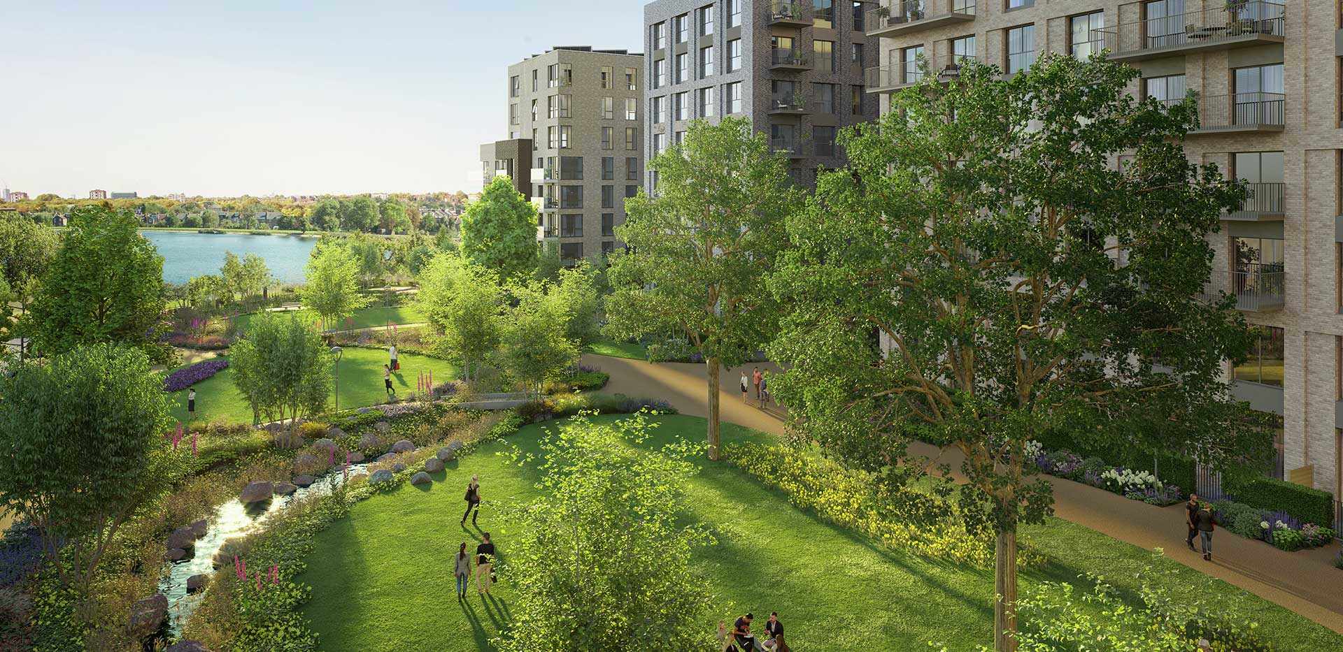 Berkeley, Woodberry Down, Emerald Quarter, Exterior