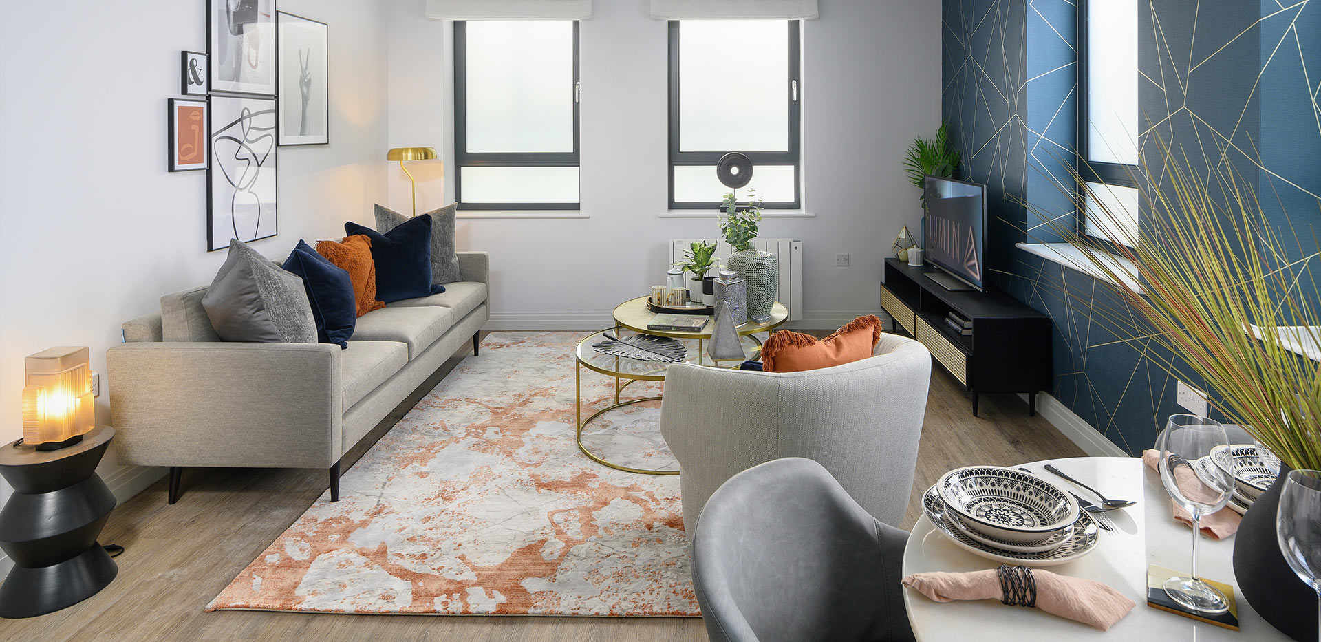 Berkeley, Lumina, Interiors, Dining / Living