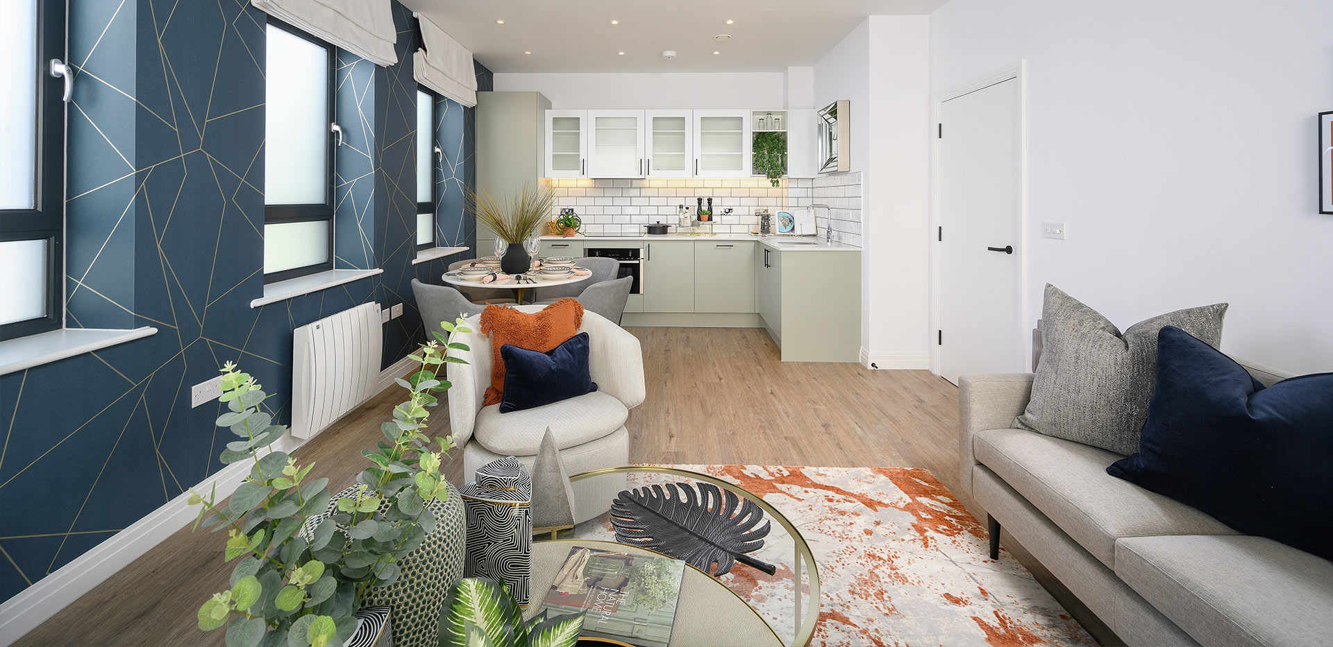 Berkeley, Lumina, Interiors, Living / Dining / Kitchen