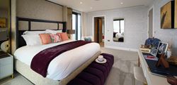 St James, The Dumont, Alta Collection Showhomes, Bedroom