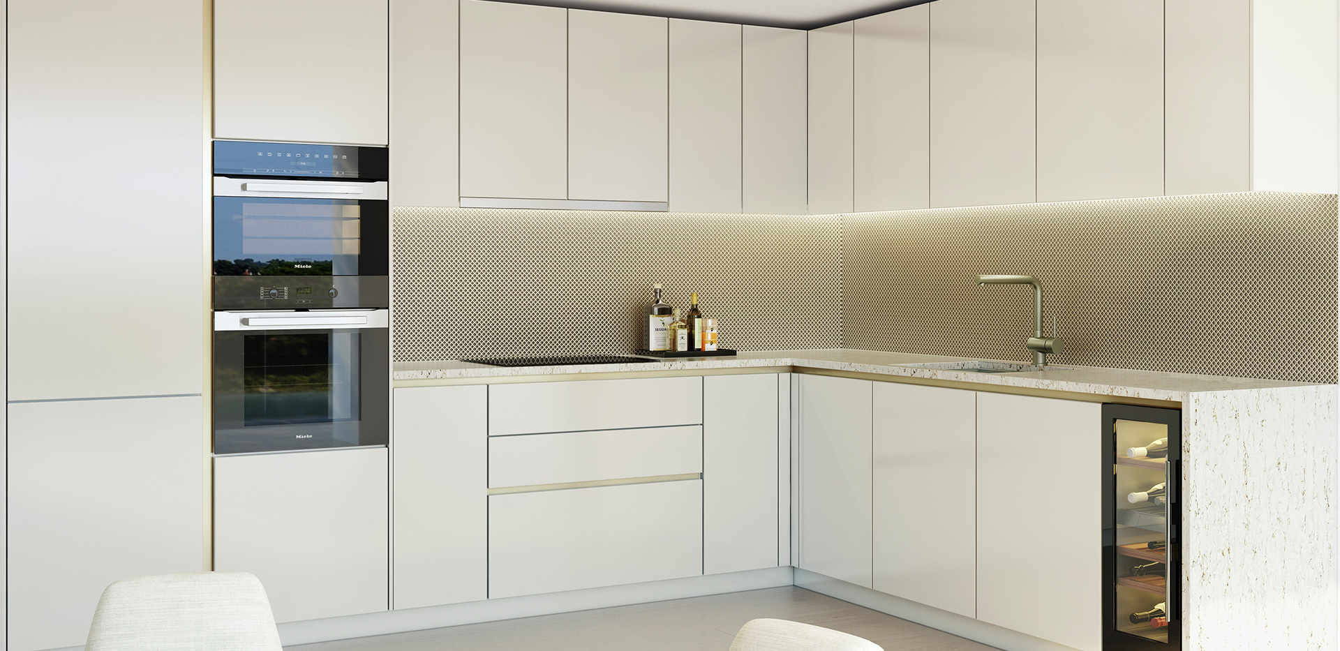 St George, Fulham Reach, Holland House and Holland Court, Specification, Kitchen Sorrento
