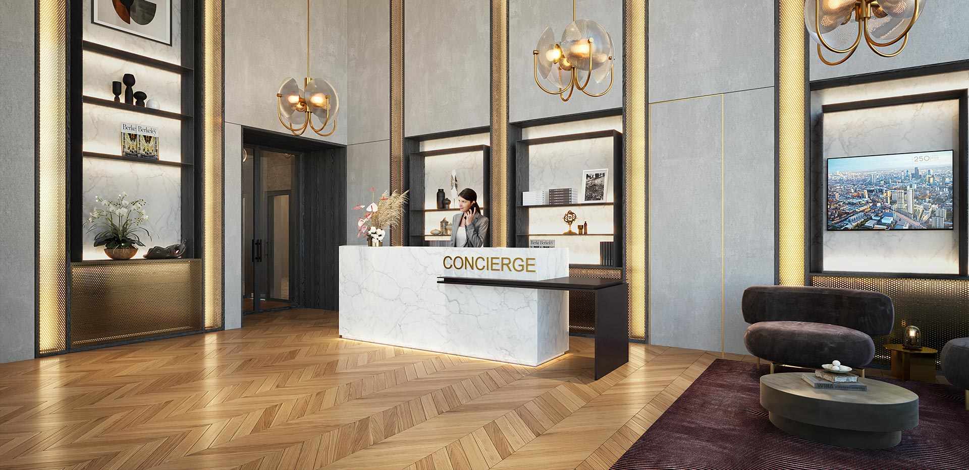 Berkeley, 250 City Road, Facilities, Concierge