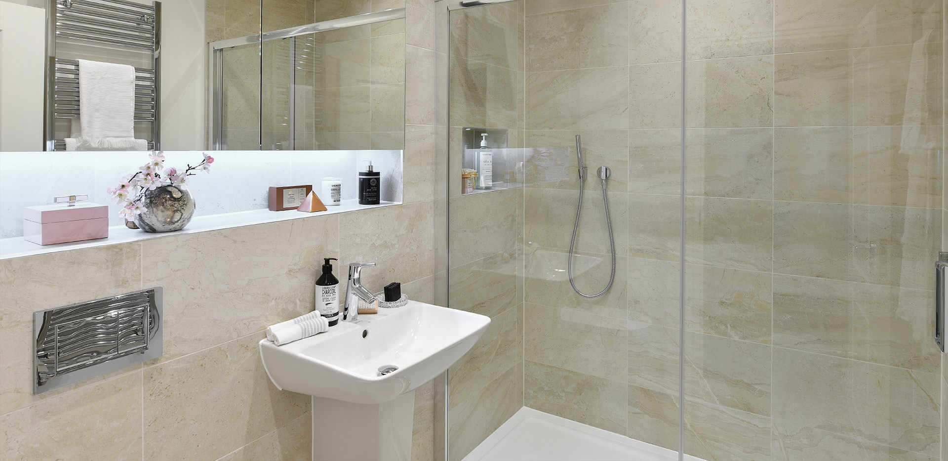 Berkeley, Brompton Gardens, Interiors, Bathroom