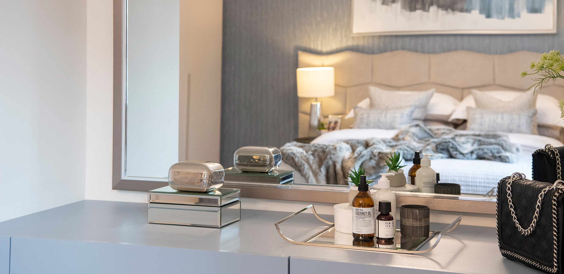 Berkeley, Brompton Gardens, Interiors, Bedroom Mirror