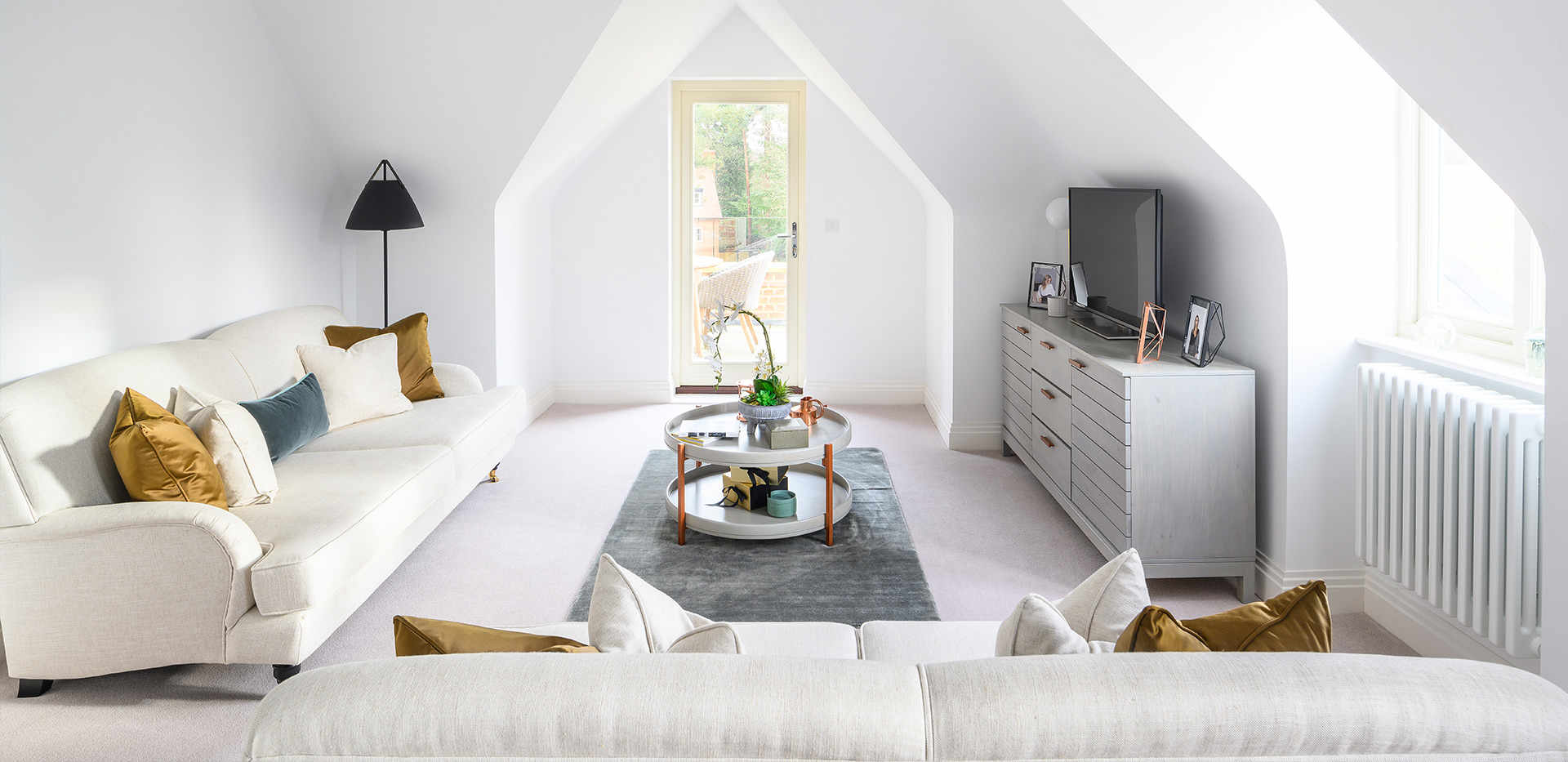 Berkeley, Brompton Gardens, Interiors, Living