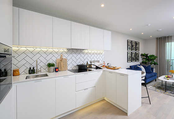 Berkeley, The Green Quarter, Specification, Arber and Edwin House, Kitchens