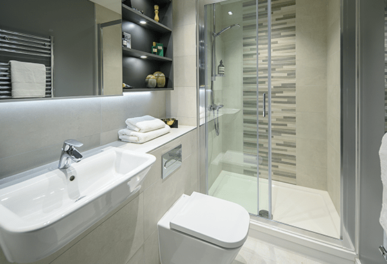 Berkeley, The Green Quarter, Specification, Arber and Edwin House, Bathroom / Shower