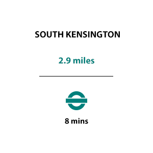 St George, Fulham Reach, Transport Timeline, Transport, South Kensington